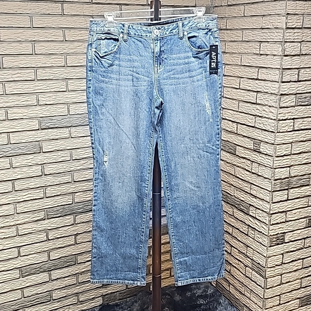 NWT APT9 Jeans Sz 12 Bootcut Mid Rise